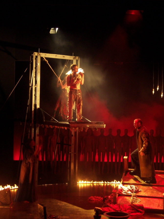 Orestes, Lighting Design by Peter Harrison, Shared Experience, UK Tour
